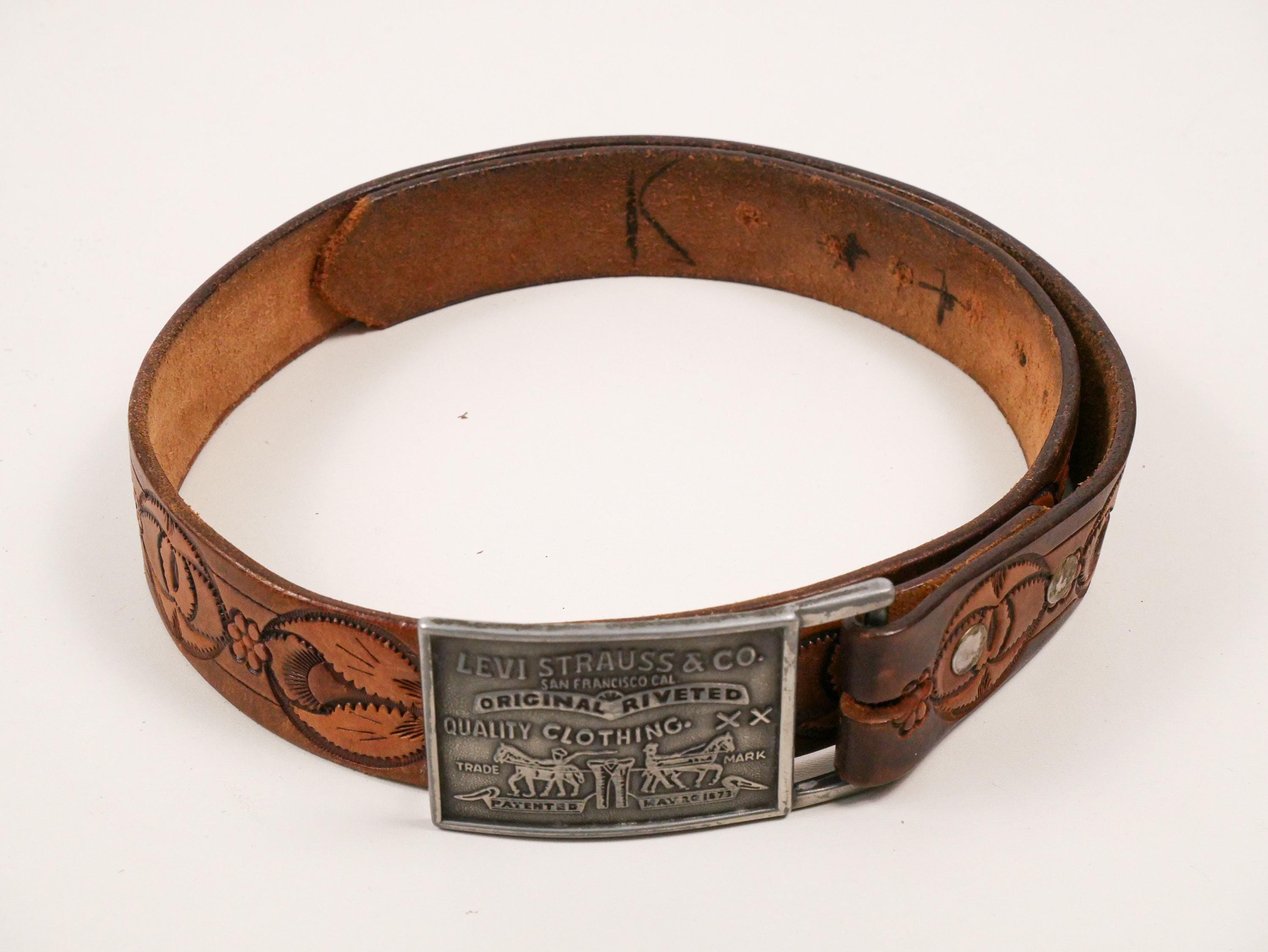 Levis leather belt - Etsy 日本
