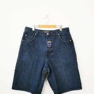 Vintage 90s Boss Baggy Denim Shorts/Jean Shorts/W36