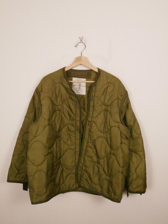 Vintage US Military M65 Jacket Lining/Army Quilte… - image 1