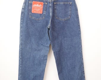 90s Chic Women's High Waist Tapered Mom Jeans