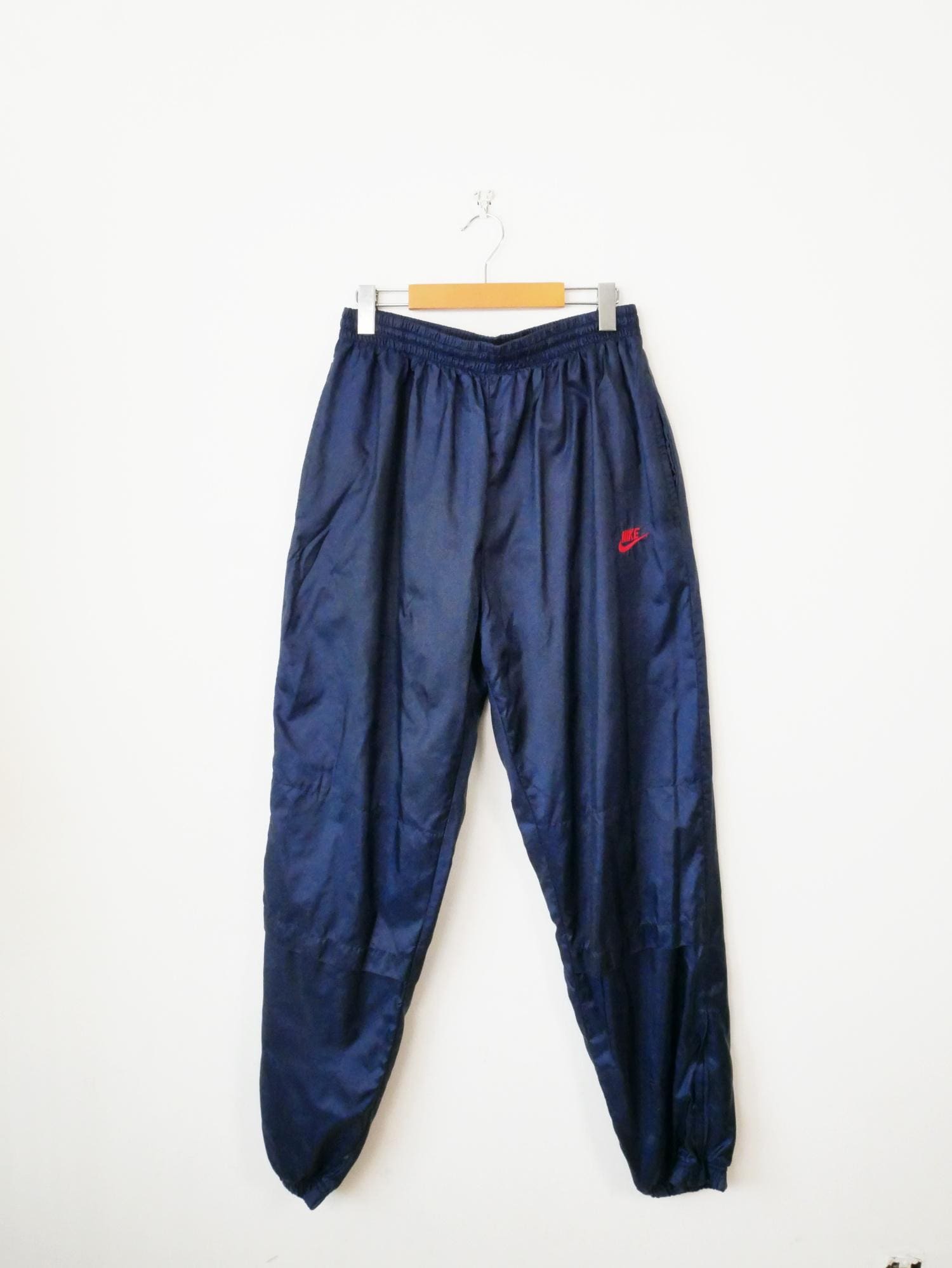 Vintage Nike 90's Men's Nylon Track Pants Lined Full Zip