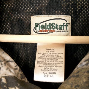 Vintage FieldStaff Men’s Camo Hunting Shirt by Mossy Oak image 5