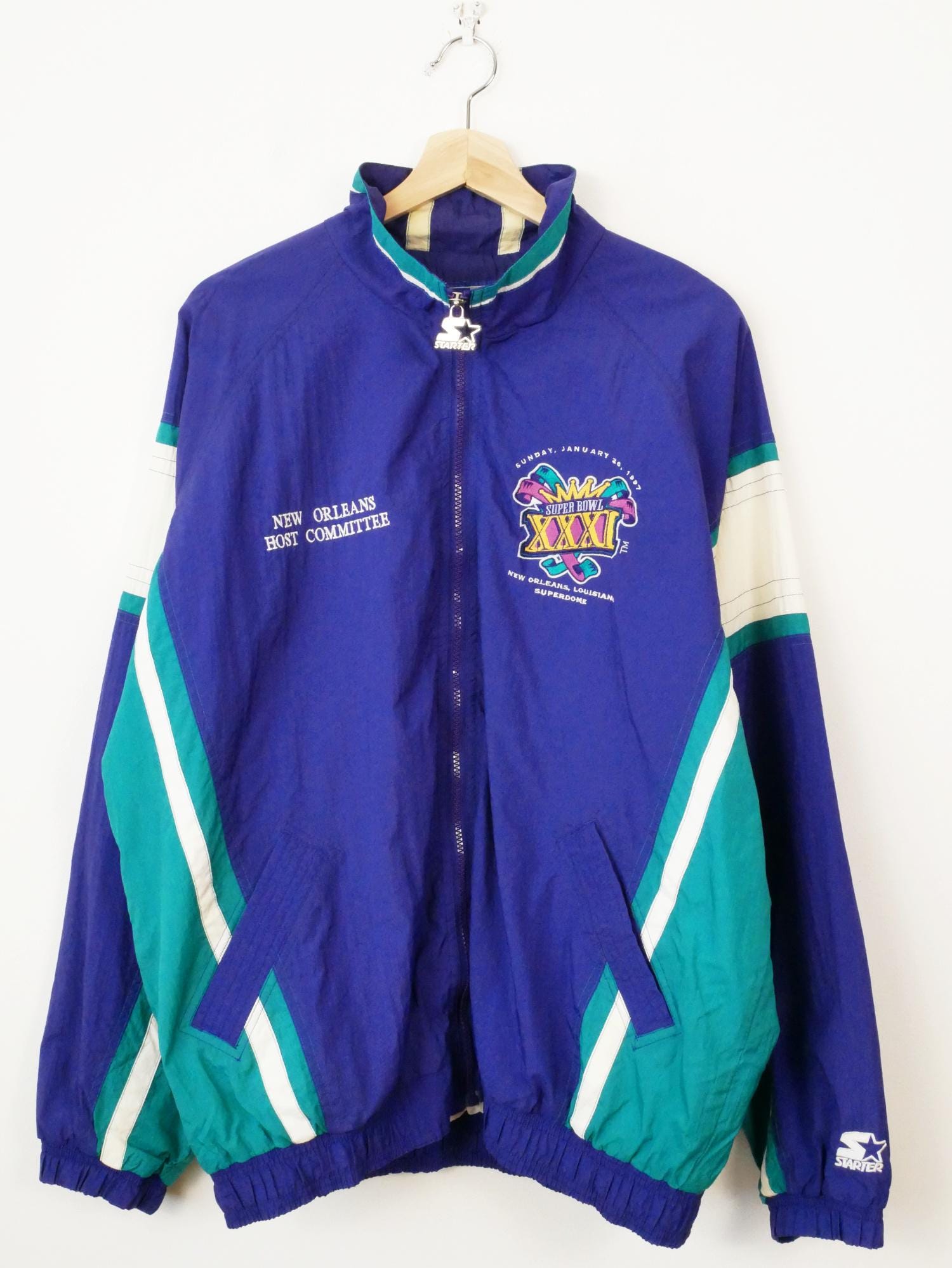 Vintage Starter Super Bowl XXXL Windbreaker Jacket - Etsy