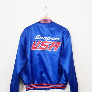 90's 入手困難 SNAP-ON レーシング スタジャン ボンバーJKT 90s swingster Snap-on レーシングジャケット usa製 - メルカリ