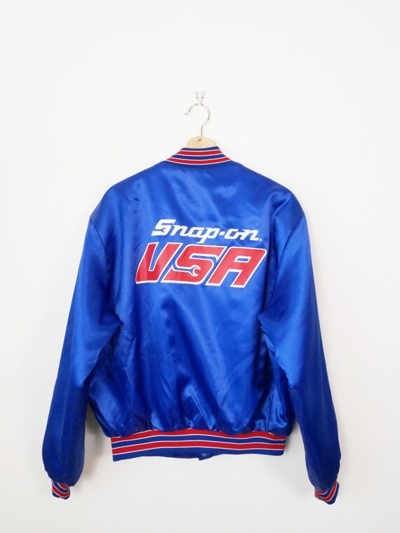 Veste Bomber Vintage Swingster Homme - Nascar Winston Racing Crew - Années 80/90 - Taille L