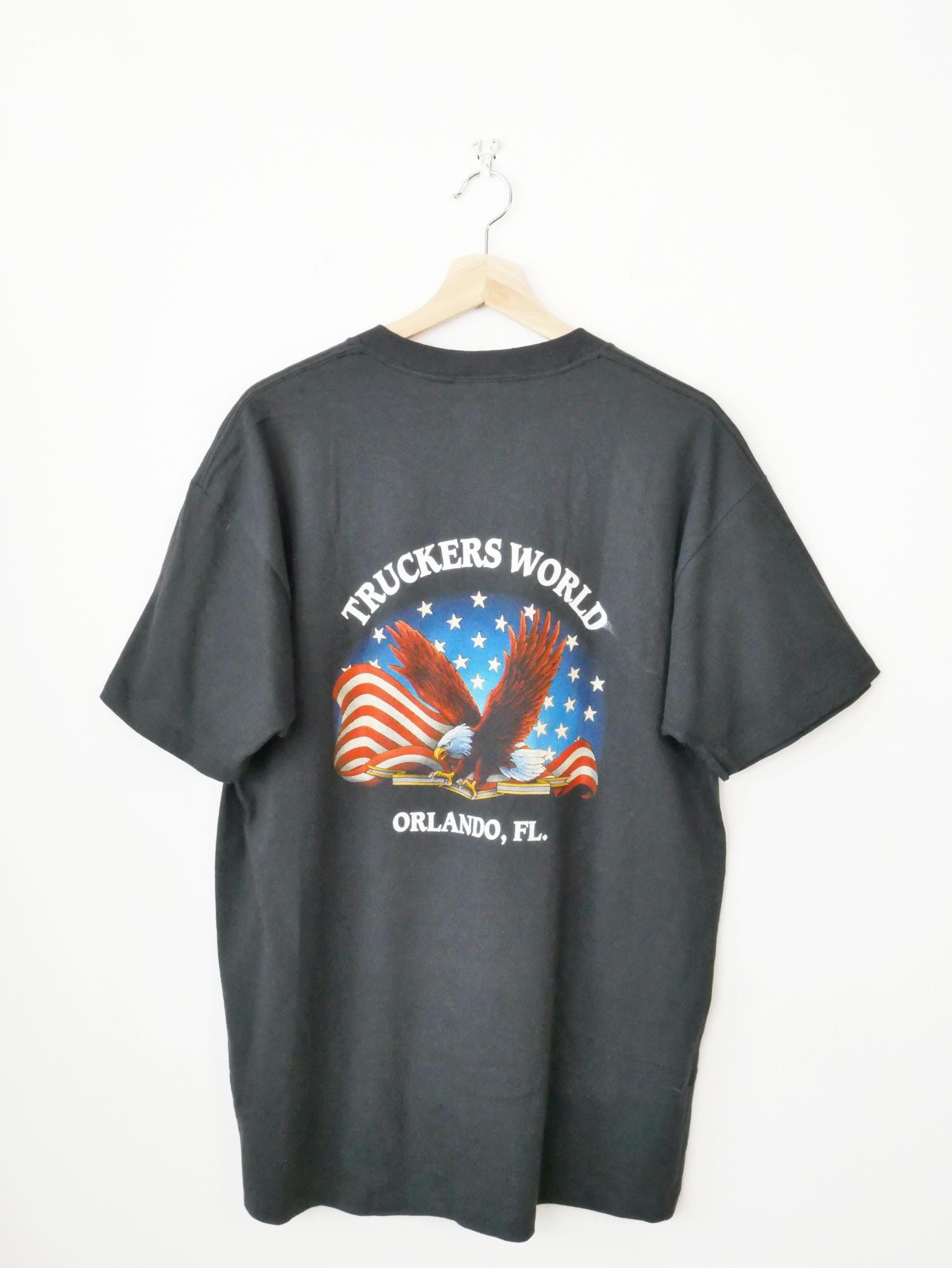 Vintage 90s CMJ Men's Black Graphic Trucker T-shirt - Etsy