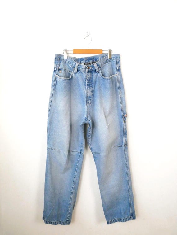 Vintage 90s Rocawear Men's Light Wash Carpenter Jeans/w34 - Etsy