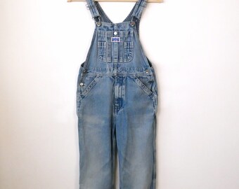 Vintage Big Smith Denim Overalls/Dungarees Full length Jean Overalls/Carpenters Overalls/W29/Youth 16