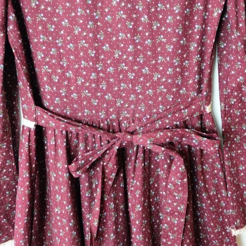 Vintage Gunne Sax by Jessica shops Floral Prairie Dress/Calico Dress from 70's/Pilgrim Collar