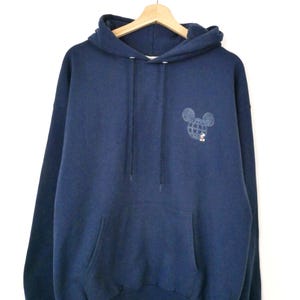 Disney Parks Navy Mickey Mouse Walt Disney World Hoodie-Y2K image 2