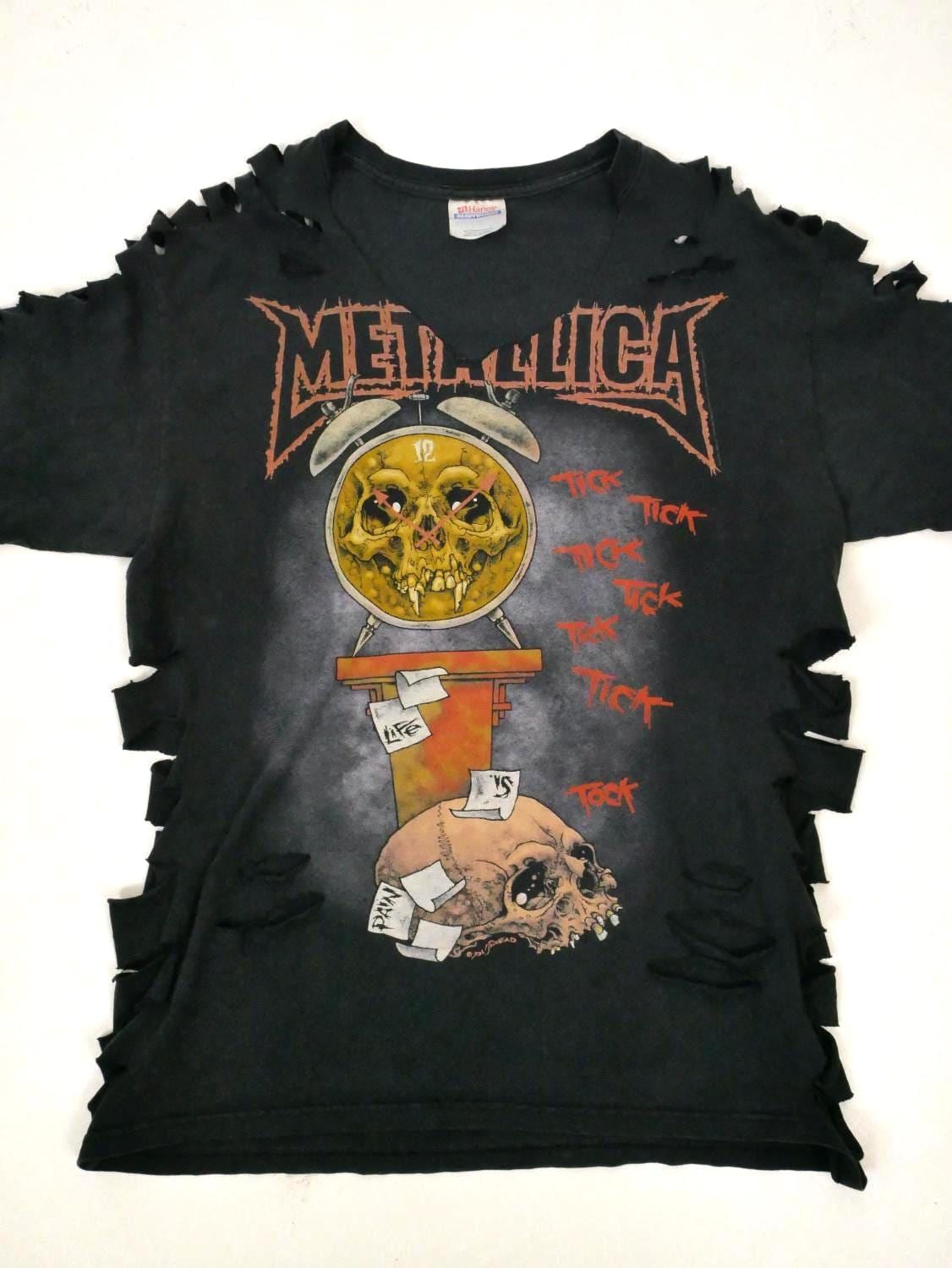 90s metallica バンドtシャツ ヴィンテージ 【公式通販】