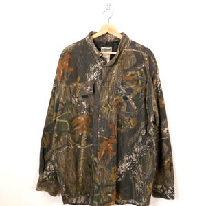 Vintage FieldStaff Men’s Camo Hunting Shirt by Mossy Oak image 2