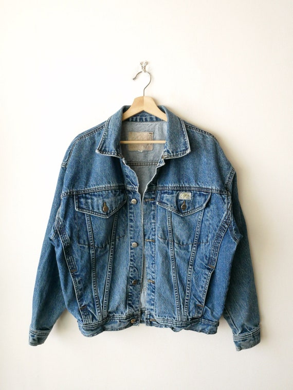 Veste en jean Hoko Jeans homme vintage des annees 1980 veste en jean Hoko New York Etsy Canada