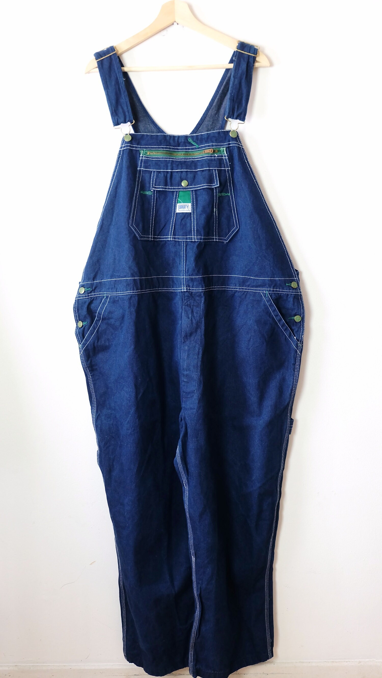 Liberty Men s Full Length Overalls jean Overalls w48 Etsy Canada