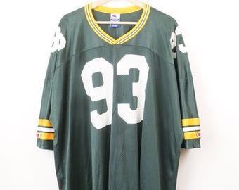 1990s Champion Green Bay Packers Gilbert Brown 93 Jersey