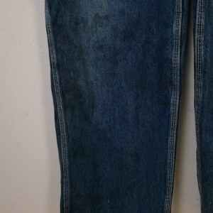 Dickies denim overalls for men, equivalent to W38 cotton blue type Vintage Second Hand