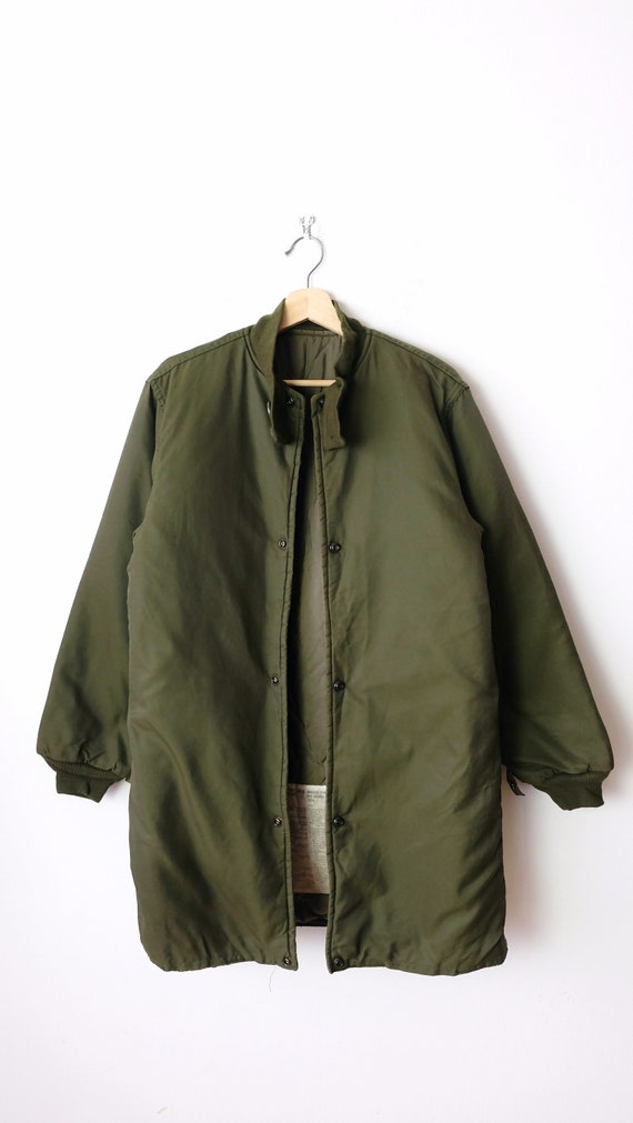 Canadian Army Deck Jacket 90's Khaki L | streamlineinspection.com