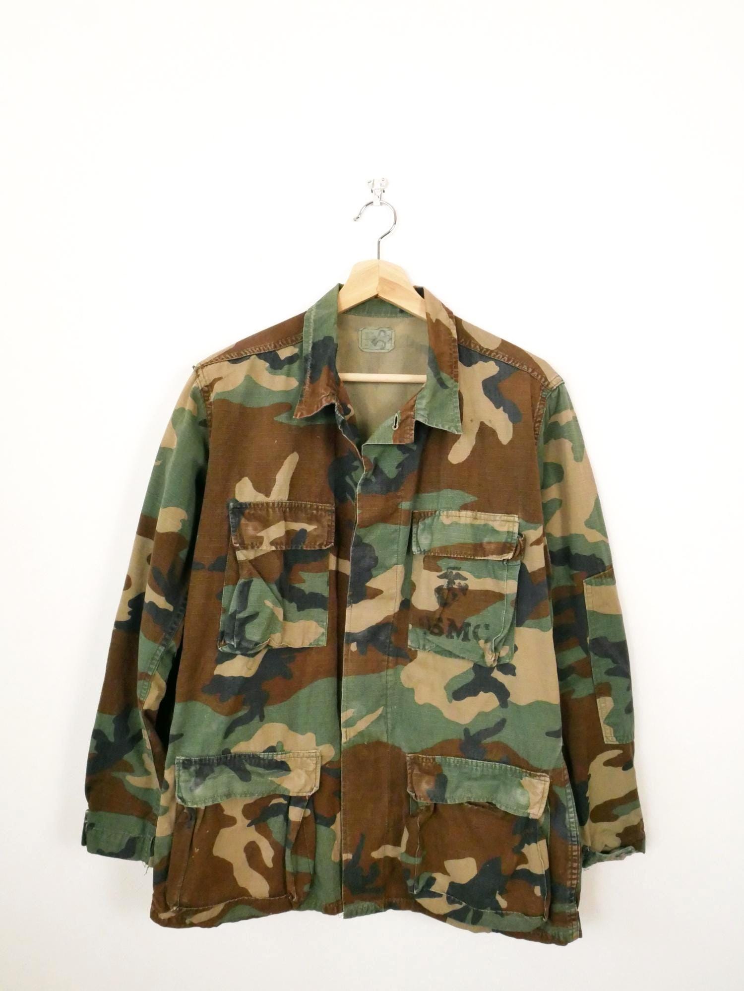 ヴィンテージ 米軍 コンバット BDU ウッドランド カモ フィールド 