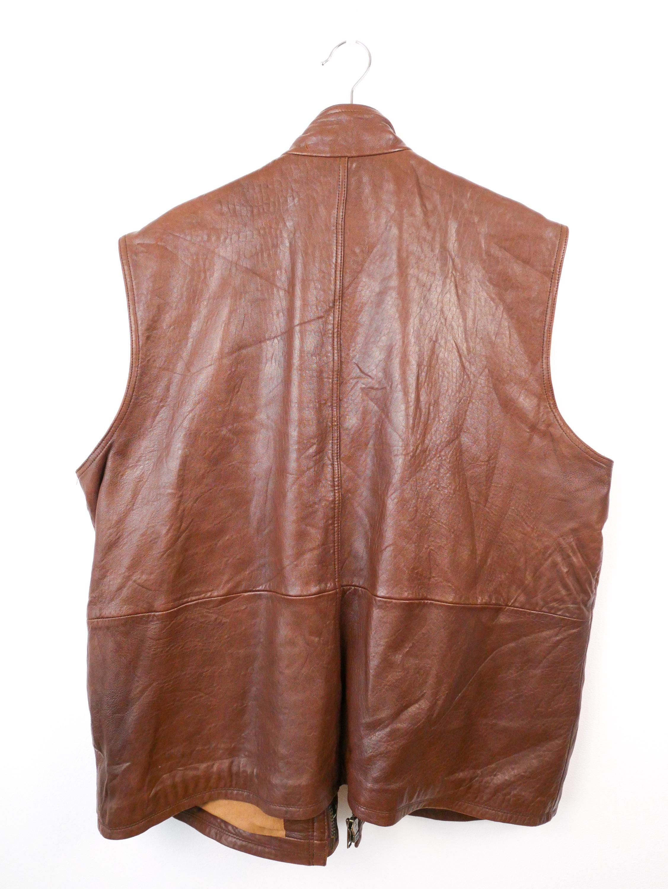 Orvis Men's Brown Leather Hunting Vest Size XL - Etsy Canada