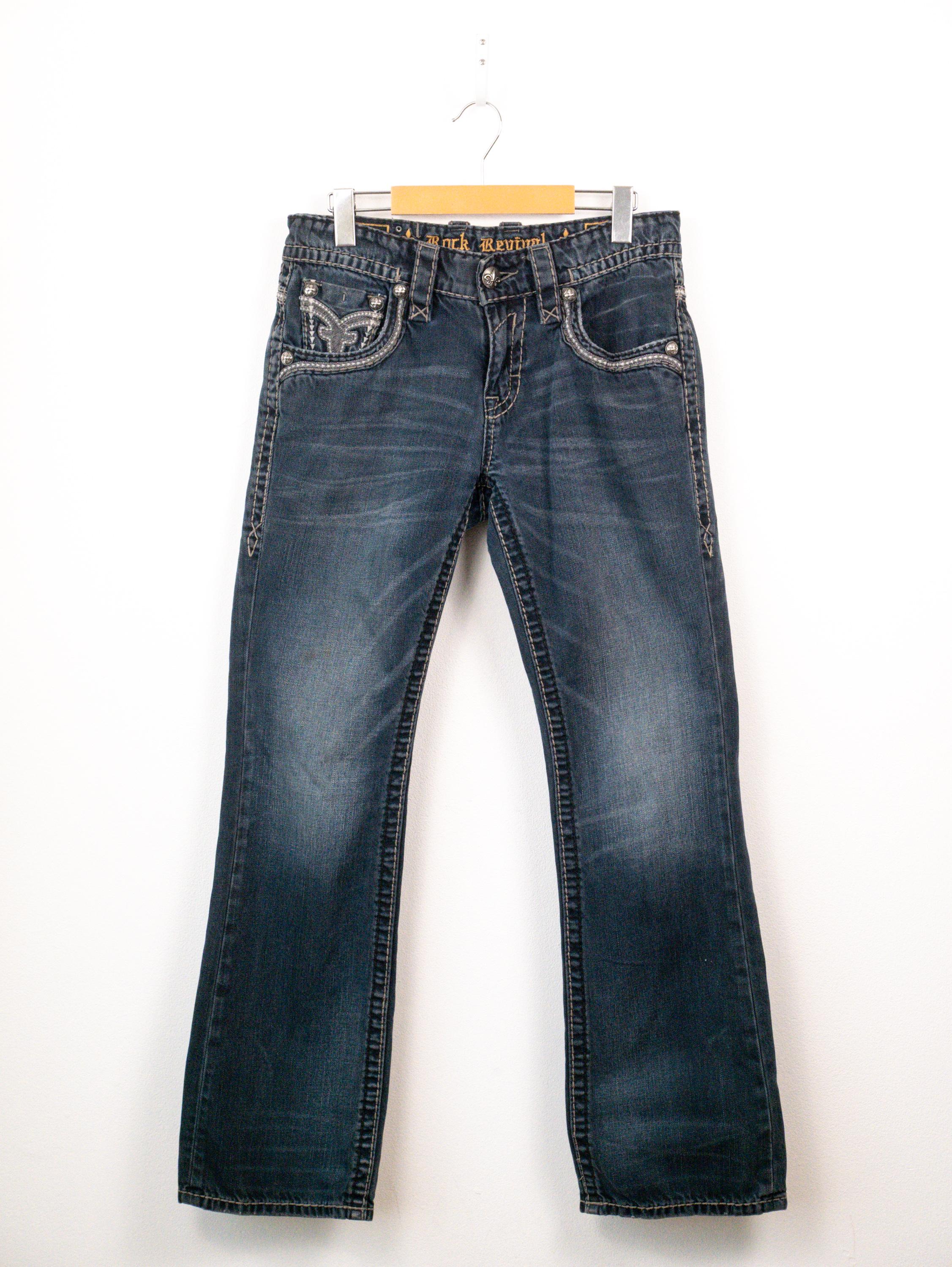 Rock Revival Jeans Bootcut - Etsy