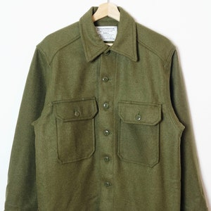 Vintage 1980's Canadian Army Cold Whether Wool Field Shirt/Deadstock/NEW/XS/S/M image 3