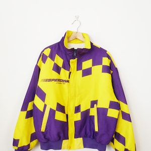 Vintage 90s Swingster Men's Speedway Lincoln NE Racing Jacket