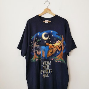 Vintage 90s Disney Tigger & Eeyore Graphic Tee/Unisex