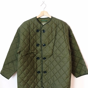 Unworn-Vintage British Army Extreme Cold Weather Jacket Liner/New Condition/Olive Green