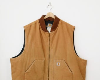 トップス mooo00s' Carhartt duck vest vintage Vintage Carhartt Duck Artic Quilt Lined Vest Men's Medium