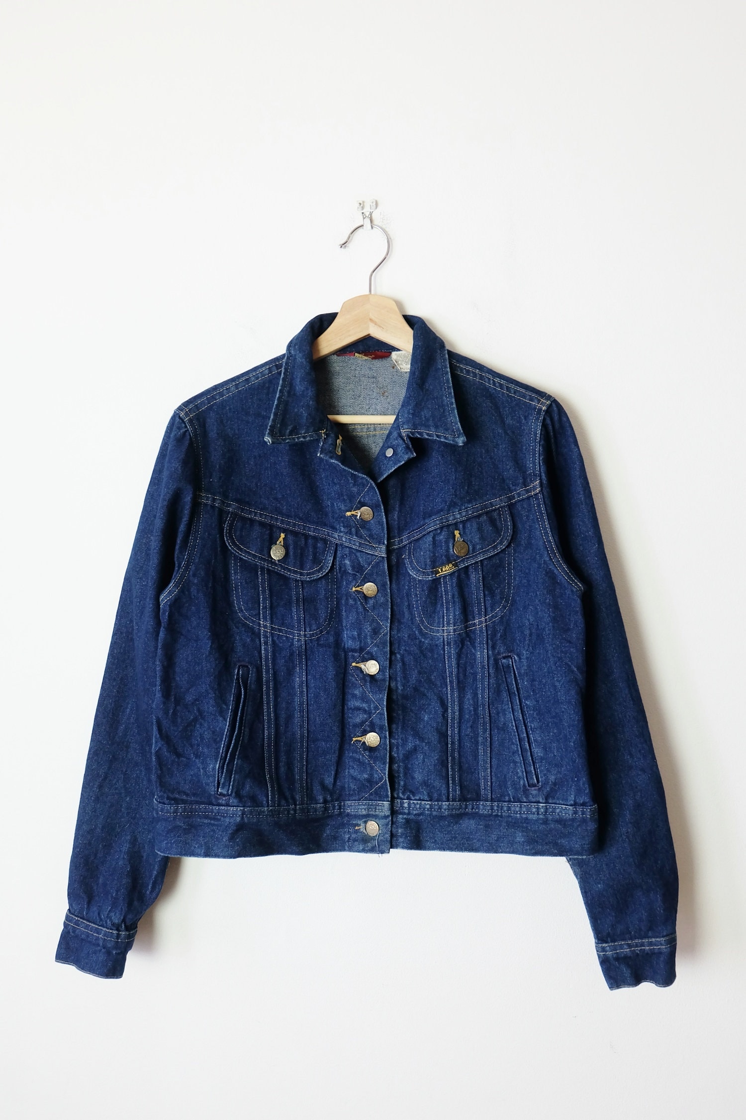 Vintage Ms Lee Women's Jean Jacket/denim Trucker Jacket From Vintage Ms Lee Women's Jean Jacket/denim Trucker Jacket From