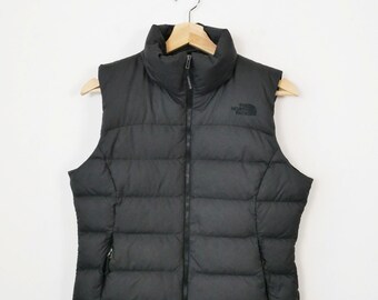 TNF the North Face Sleeveless Puffer Vest Outdoor Black Size