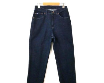 Vintage Lee taps toelopende jeans met hoge taille/momsjeans/W28