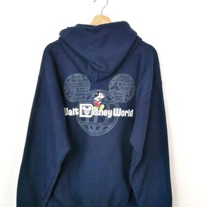Disney Parks Navy Mickey Mouse Walt Disney World Hoodie-Y2K image 6