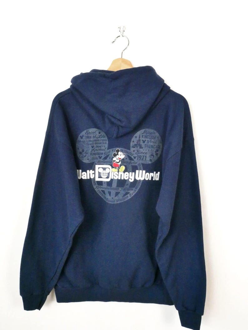 Disney Parks Navy Mickey Mouse Walt Disney World Hoodie-Y2K image 6