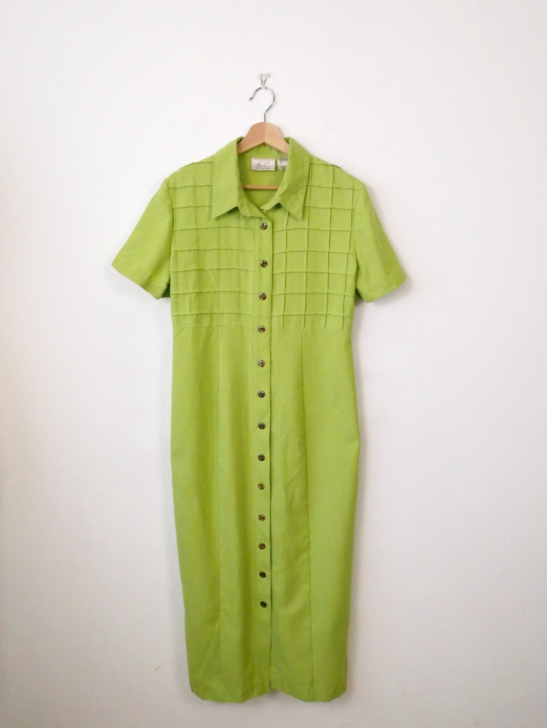 Sydney Shirtdress Bouquet Lime