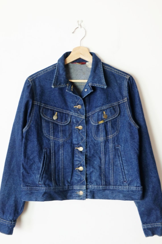 Vintage 1980s Ms Lee Women's Jean Jacket-made in USA - Etsy