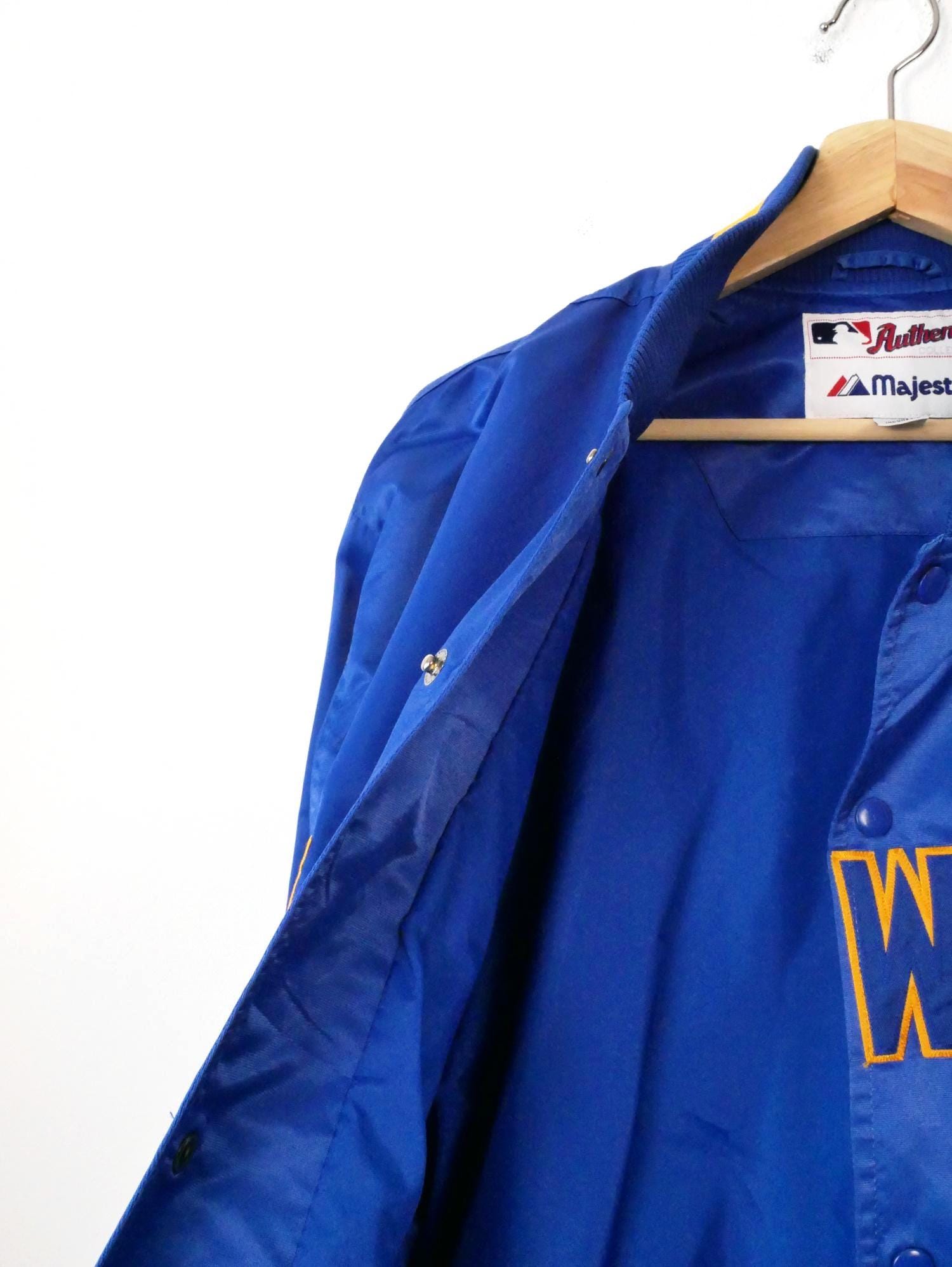 マジェスティック ミルウォーキー・ブルワーズ サテンジャケット/MLB