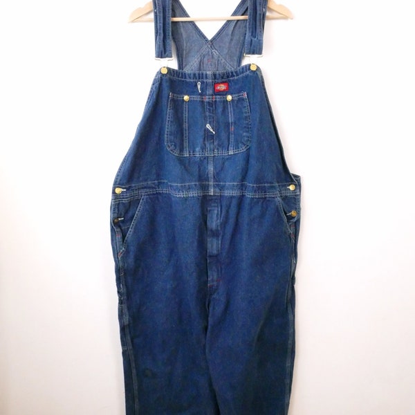 Vintage Dickies Men's Denim Overalls/Dungarees Full jean Overalls/Carpenters Overalls/W50