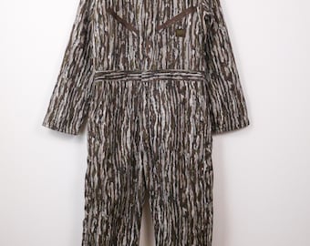 Vintage 1990s Walls Liberty Men’s Tree Camouflage Insulated Coveralls - Made in USA