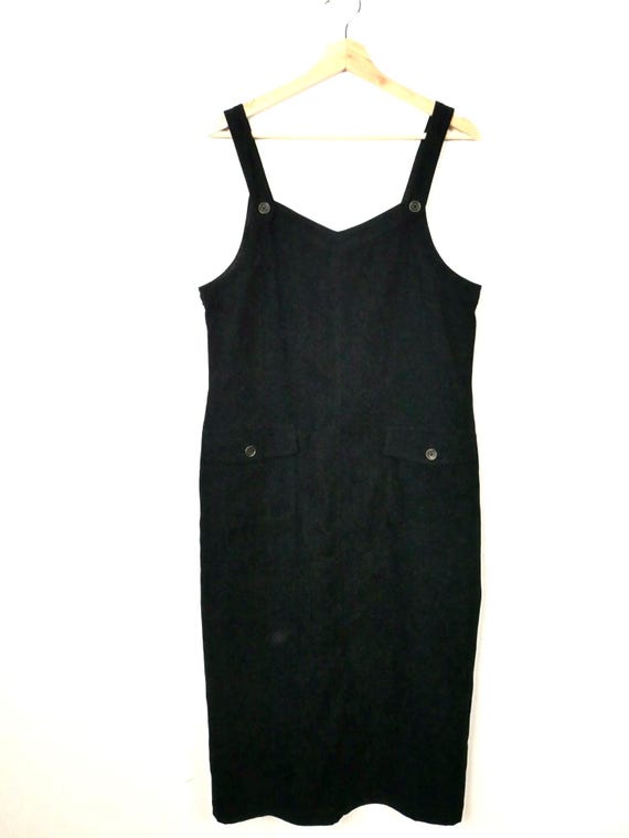 black jumper womens dress 1960s Black Jumper Dress – Cats Like Us main image 1