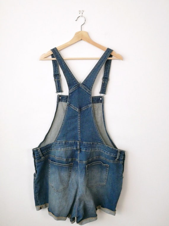 Mickey Mouse Embroidered Denim Shortalls/walt Disney/women's