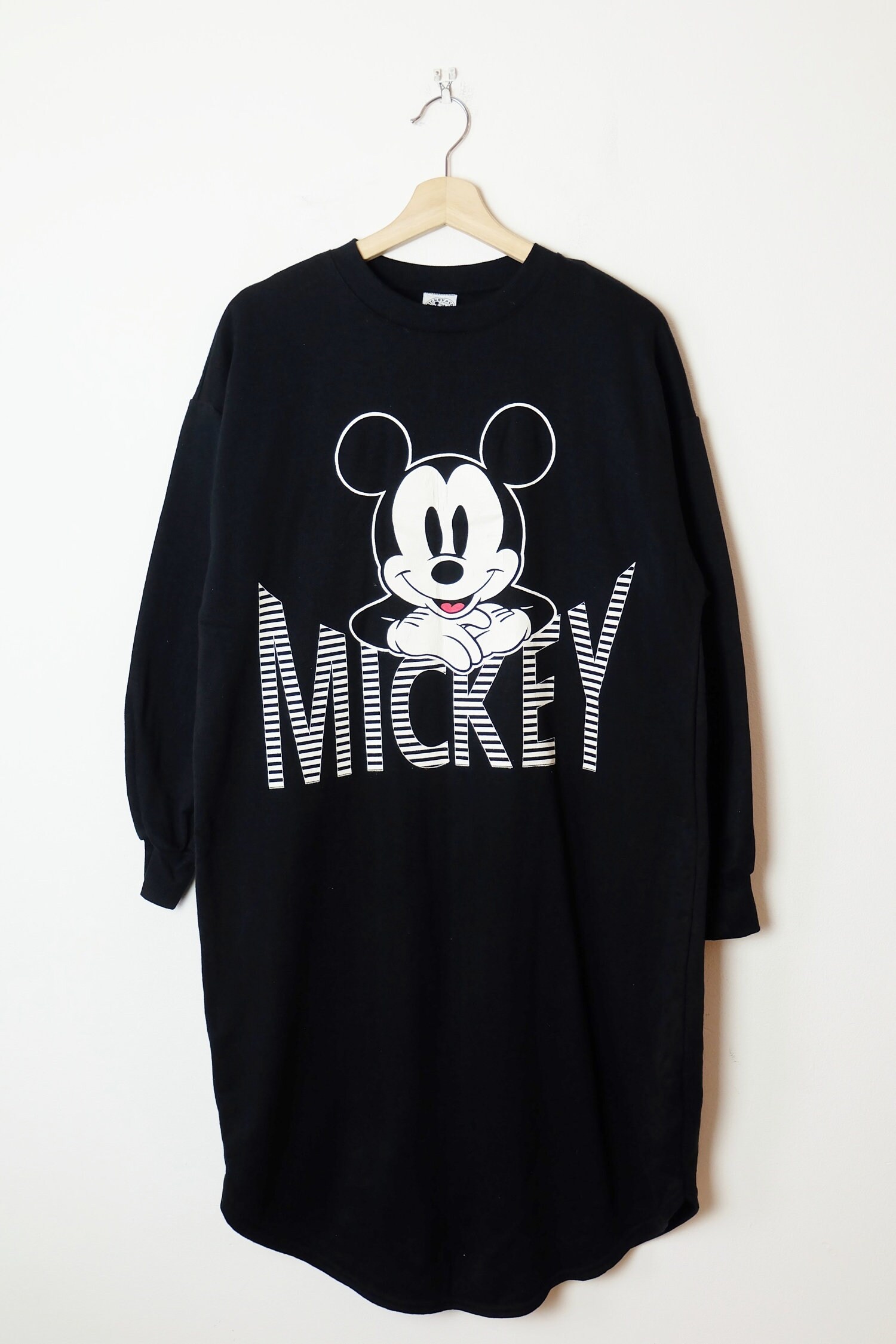 Vintage Mickey Mouse Sweatshirt Dress 