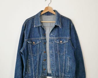 Vintage Levis 70550 04 Denim Trucker Jacket Size XL - Etsy
