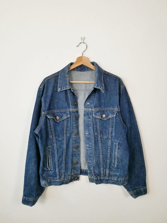 ★2025SS新作★BEENTRILL★WOMAN'S VINTAGE ICE DENIM TRUCKER Vintage Steel Jean Jacket/denim Trucker Jacket/unisex - Etsy