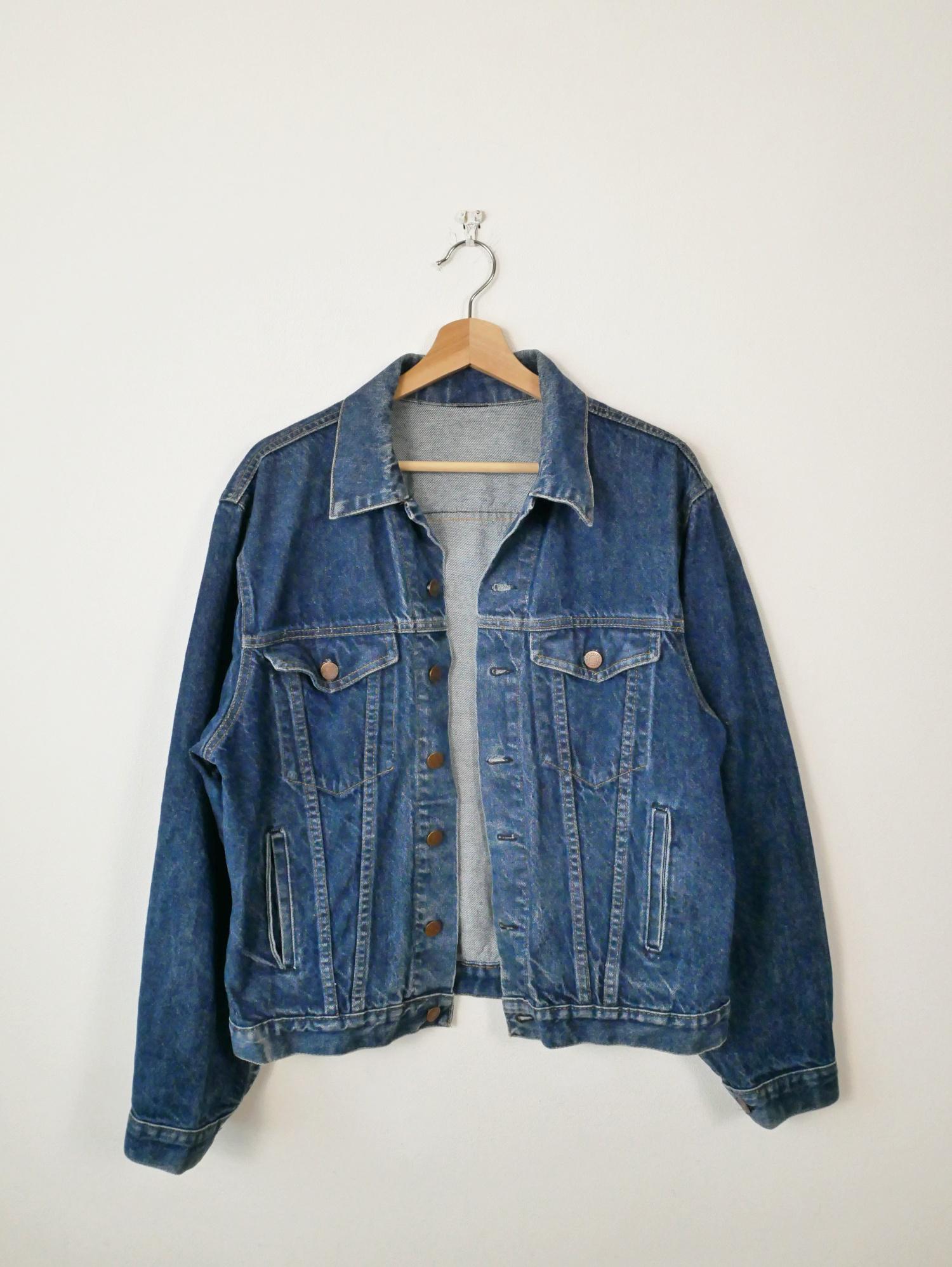 【LOCAL MANSION】関税込★Rustled cotton short jacket Vintage Steel Jean Jacket/denim Trucker Jacket/unisex - Etsy