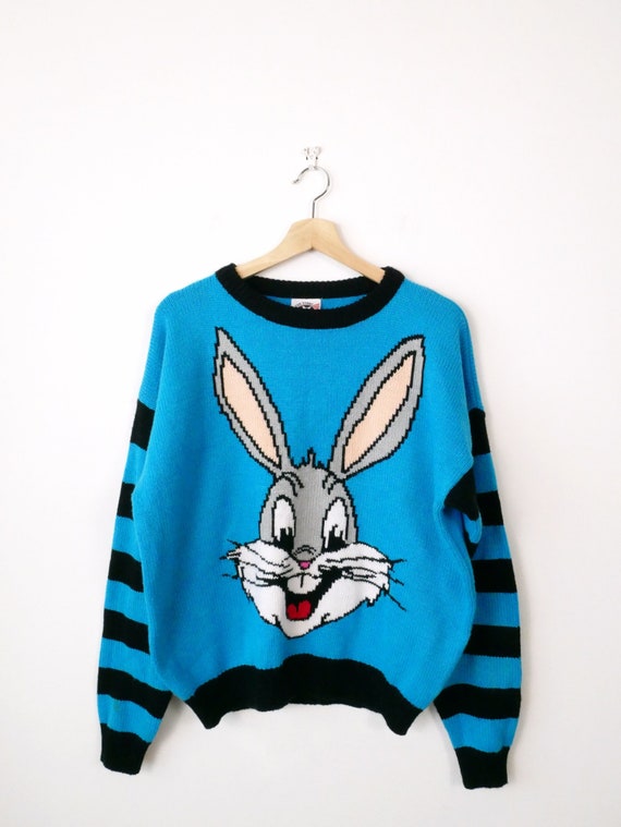 Vintage Looney Tunes Bugs Bunny Crewneck Sweater united Stars of America Etsy Canada