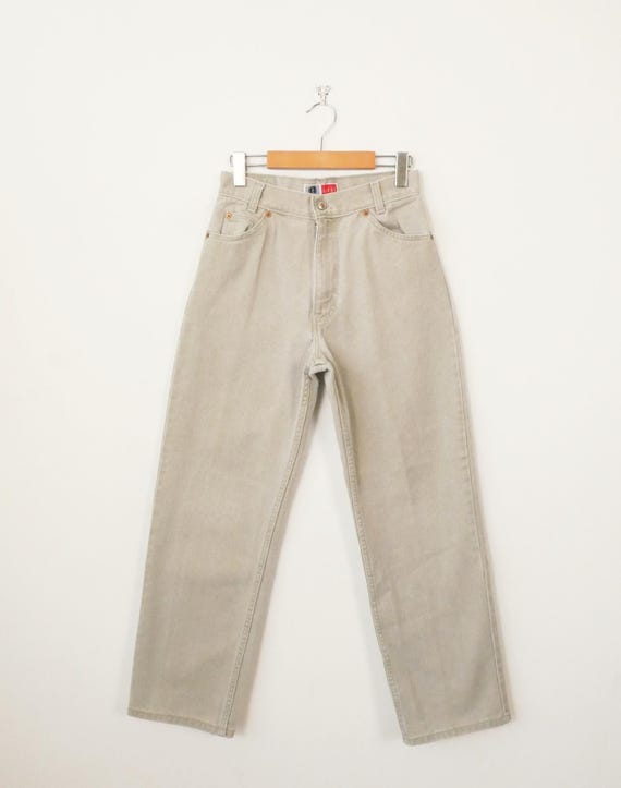 Vintage 90s Arizona Jean Co Youth Ivory Loose Fit Jeans-made in 