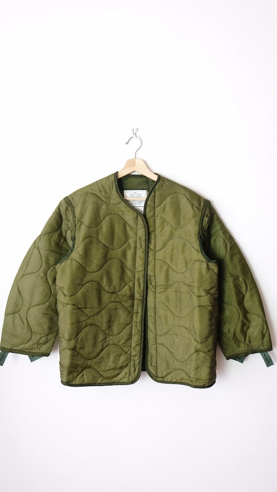 Vintage US Military M65 Jacket Lining/Army Quilted