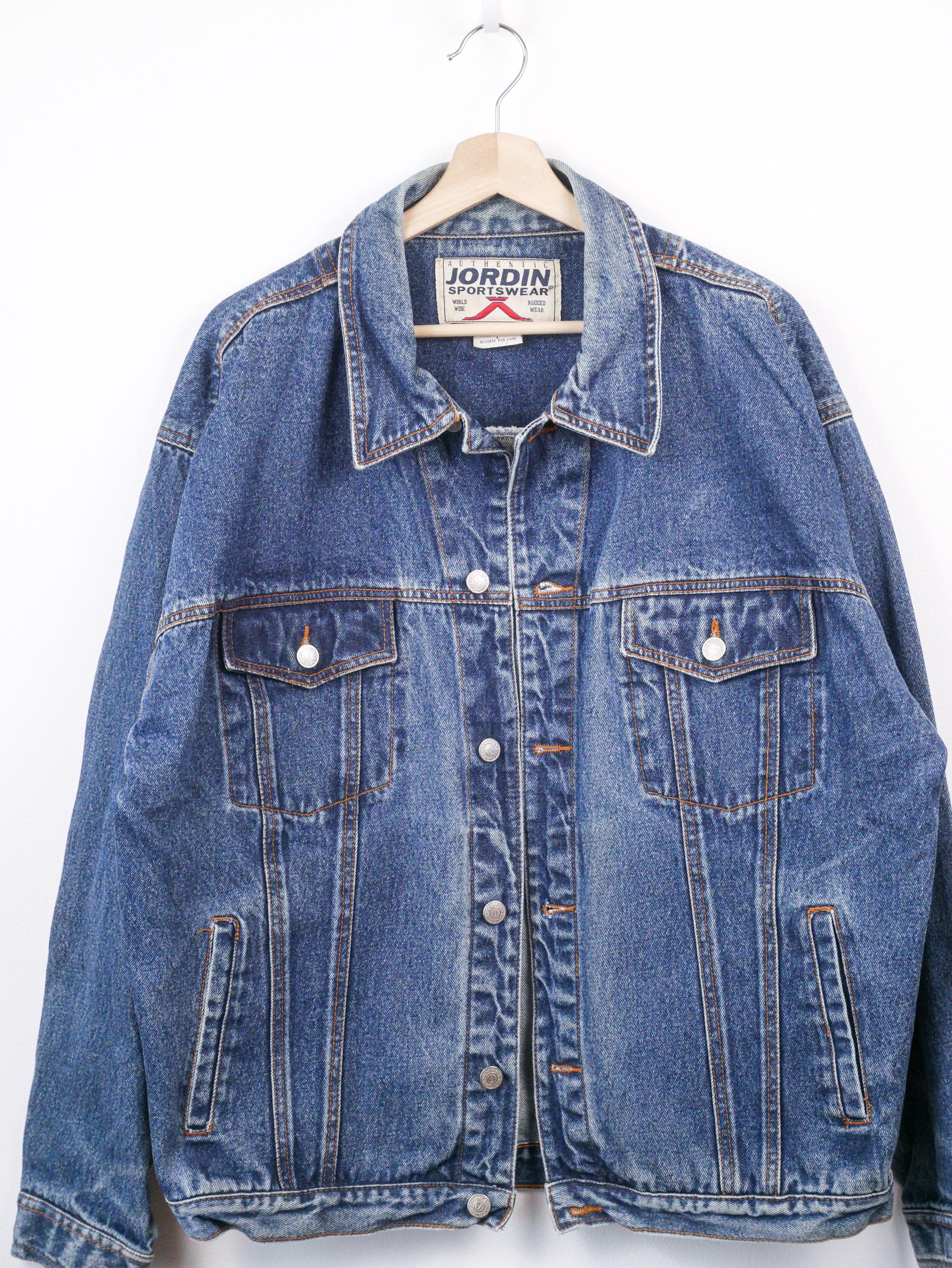 Vintage Men's Denim Jacket – Jordin Sportswear Blue Jean Trucker
