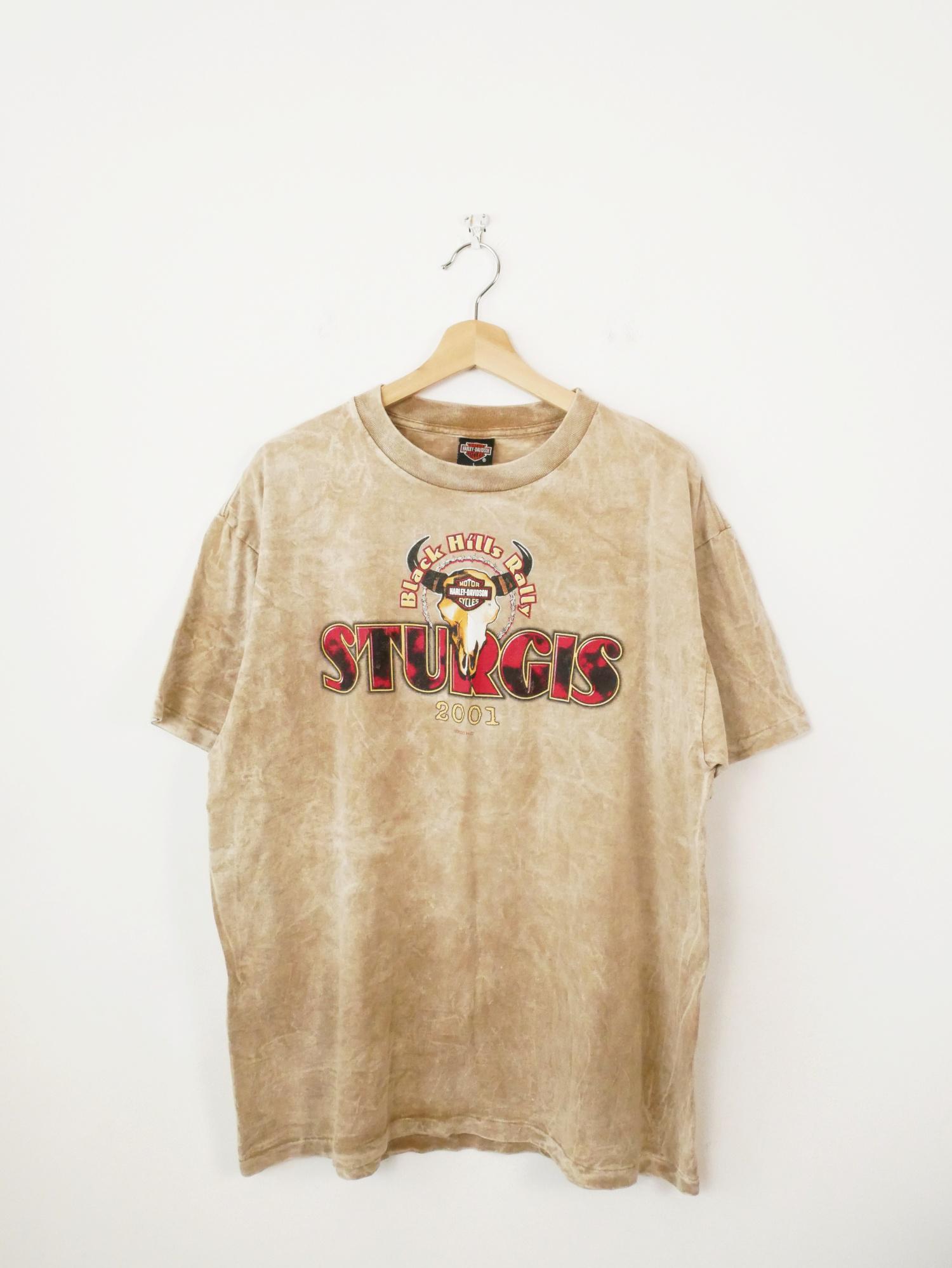 Vintage 2001 Harley Davidson Sturgis Crewneck T-shirt/unisex - Etsy